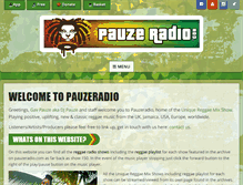 Tablet Screenshot of pauzeradio.com